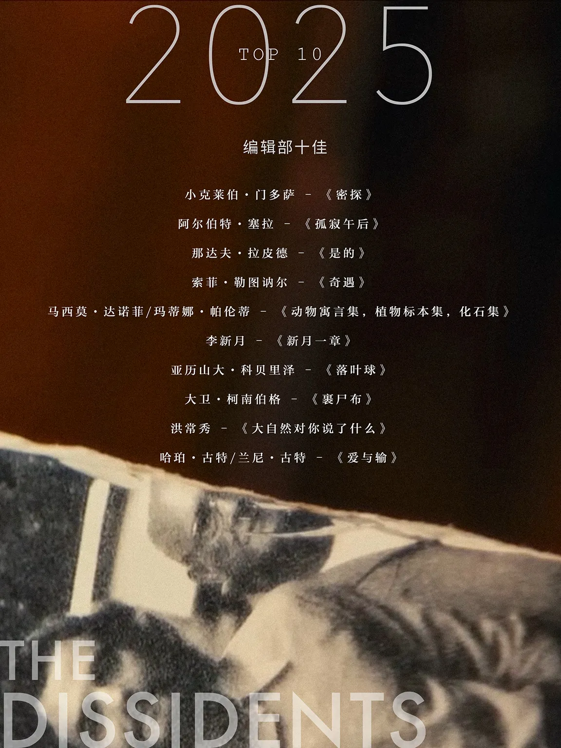 2025年异见者编辑部年度十佳电影